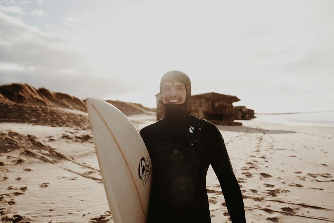 Portrait of a Danish male documentary photographer