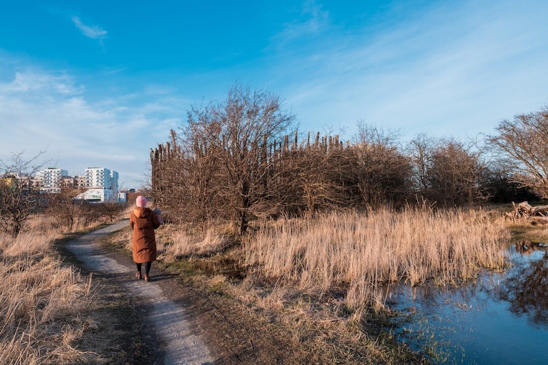 Portrait of a Danish female documentary photographer and journalist