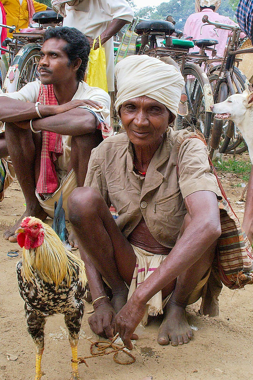 group of locals