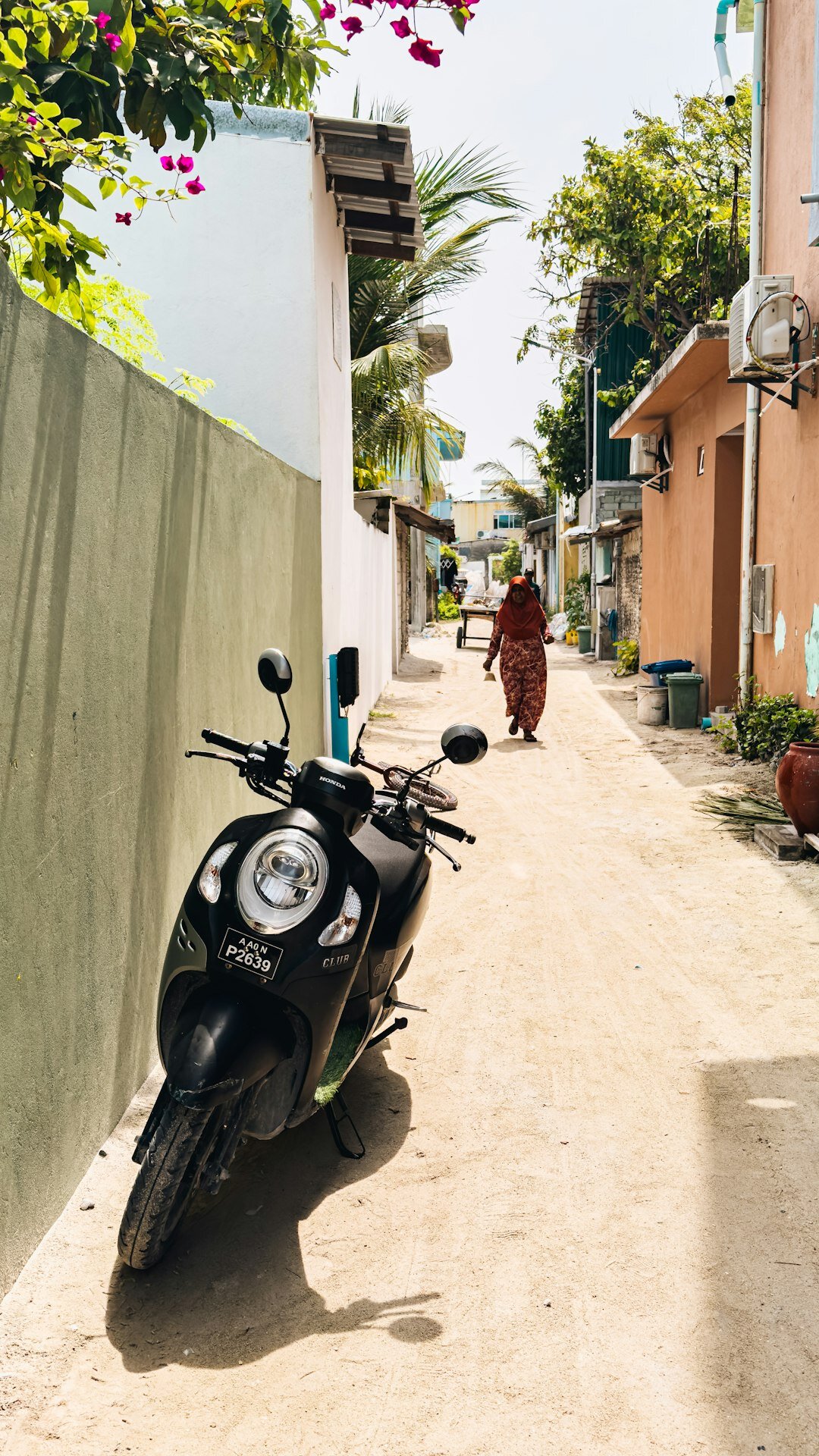 documentary photographer interviewing local resident